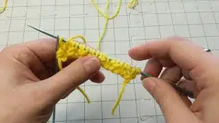 Starter Row for Brioche Knitting Combination Method