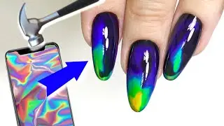 Liquid Crystals Nail Art