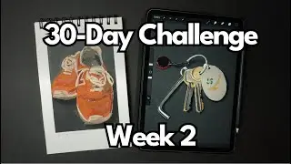 Painting everyday for a month!  - Week 2 | Strada Easel challenge