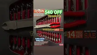 Tool Haul ICON Wrench Set Harbor Freight  $40 OFF Wrench Sets Going On Now #new #trending #youtube