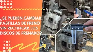 ¿Se pueden cambiar las pastillas de freno sin rectificar el disco de frenado?