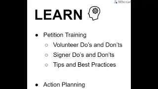 Initiative 63 Petition Gathering Training