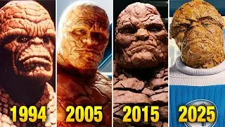 Evolution of THE THING (Ben Grimm) in Fantastic Four Movies (1994-2025)