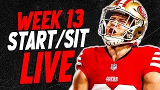 LIVE Week 13 Start/Sit Fantasy Football Advice Q&A | Fantasy Football 2025