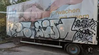 Graffiti on Truck with ХРОБАК and SEAD🚛 (remastered)