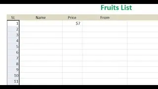 How to Automatically Add Serial Numbers in Excel ?