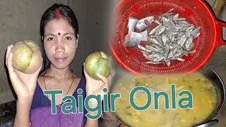 Onla Curry 🍛 Elephant apple with Fish || Bodo traditional dish || village cooking simply way