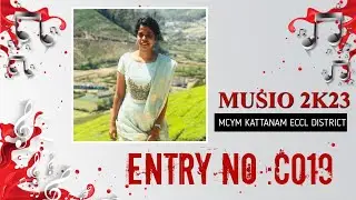 MUSSIO 2K23🎤 || Online Music Competition || Entry No :C019 || Name :Shincy M Shaji