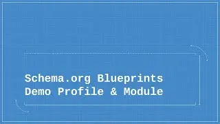 Schema.org Blueprints Demo