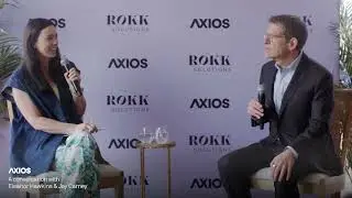 Axios&rsquo; Eleanor Hawkins in conversation with Airbnb&rsquo;s Jay Carney