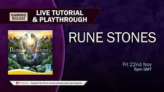 Rune Stones - Live tutorial and playthrough