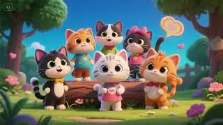 🐱💖 Kitten Team&rsquo;s Caring Adventure Song | Nursery Rhymes & Kids Songs 🎶✨