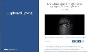 iOS Clipboard Spying