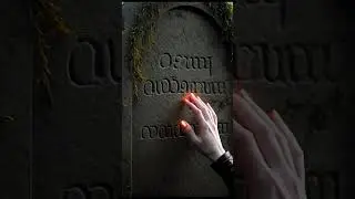 Она прикоснулась к могиле, и ее пальцы засияли 💀 #готика #сверхъестественное #симфоническийметал ...