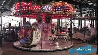 Amusement Park 12 seat carousel|Factory Price luxury Carnival Rides Merry Go Round Game For Sale