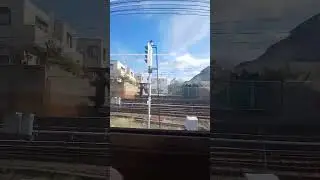 京阪快速特急洛楽 車窓 丹波橋通過