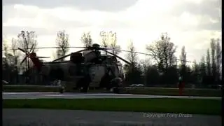 Take off and landing Seaking Mk.48 airbase Koksijde