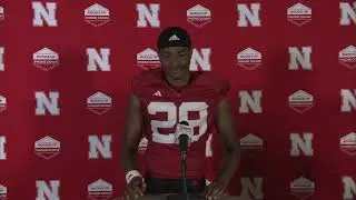 Nebraska safety DeShon Singleton press conference
