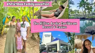 THE HILTON ARUBA CARIBBEAN RESORT & CASINO ( FAMILY VACATION STAY) RESORT ROOM TOUR!