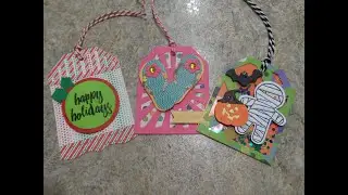 Ali Express Tag dies, and Santa Moon Die with Samples