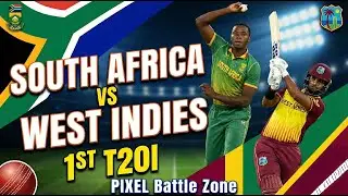 SOUTH AFRICA vs WEST INDIES 1ST T20I CRICKET MATCH HIGHLIGHTS | #cricket #shortfeed #highlghts