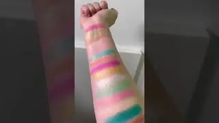 I HEART REVOLUTION X FIONA PALETTE SWATCHES