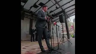 Sam Groth MP at the Balloons of Hope gathering in Fed Square