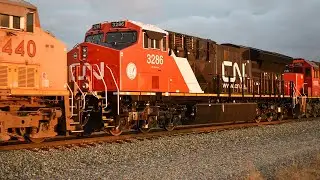 Brand New Tier 4 ET44AC CN 3286 trails on CN A43171