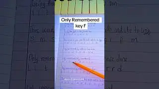 Only Remembered: Hymn Solfa Notes And Lyrics, Key F. #solfanotes