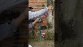 How to fix PVC pipe faucet low water pressure #shorts