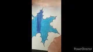 beautiful double exposure water colour pencils art