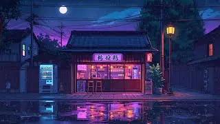 Neon Tokyo Rain at Midnight ✨ Soft Rain with Chill Lofi Beats