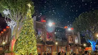 Snow Moment | Downtown Disney District | Holidays at the Disneyland Resort 2024 4K