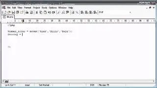 Beginner PHP Tutorial   81   The implode Function with File Handling Example ‏
