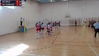 5.4.2025. PH MLAĐE KADETKINJE, GRUPA I, 1. DO 12. MJESTO, OK SPLIT – OK VODNJAN