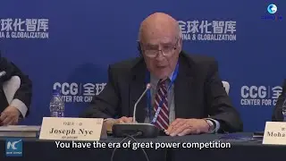 GLOBALink | Metaphor of Cold War between US and China misleading -- Joseph Nye
