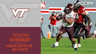 Virginia Tech RB Terion Stewart Highlights vs. NC State