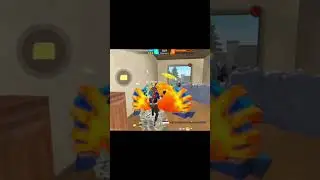 1vs4 free fire video games clutch 🤔