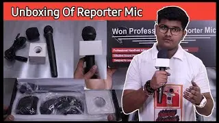 Unboxing Of Reporter Mic | Won Reporting Mic 105 | Won Reporting Mic id