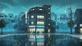 Rain Sounds x Lofi for Long Sessions in a Soft Korean Mood to Stay Focused 😌