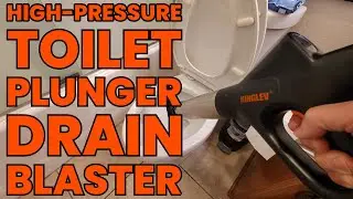 Toilet Plunger with High-Pressure Air Drain Blaster