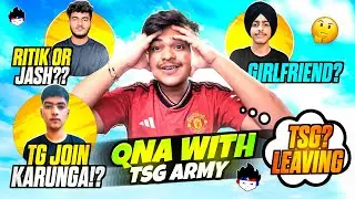 Team Getting Disbanded? 😞 &lsquo;&rsquo; Q & A &lsquo;&rsquo; With Tsg Army 😍 | Real Age , Girlfriend,  Income 💰