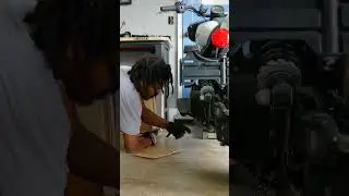 Использую дешевый противооткатный упор Harbor Freight на своем мотоцикле!
