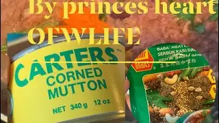 My presentation how to cook corned mutton