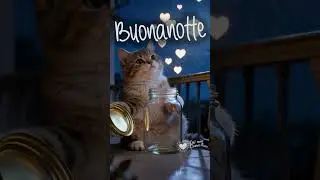 #buonanotte #goodnight  #love #cute #cuori #cat #dalmiocuore #hearts #amore #gatto