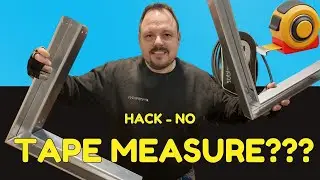 Can you do a 90 degree bend in metal trunking WITHOUT a tape measure ?