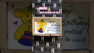 Happy birthday fire box🔥🎂 #happybirthday #artandcraft #youtube #youtubeshorts #trending #viralshort