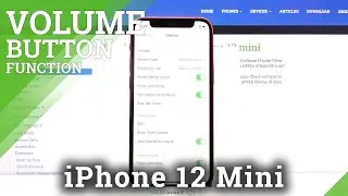 Как изменить функцию кнопки камеры на iPhone 12 mini &mdash; клавиша регулировки громкости