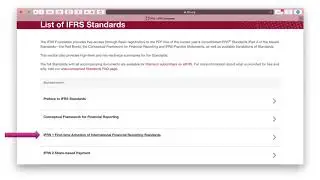 IFRS   Quick guide to standards