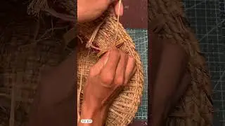 make Luffy's straw hat with banana leaf - Tin DIY